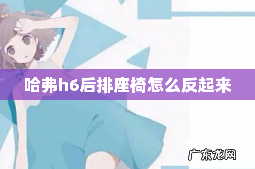 哈弗h6后排座椅怎么反起来