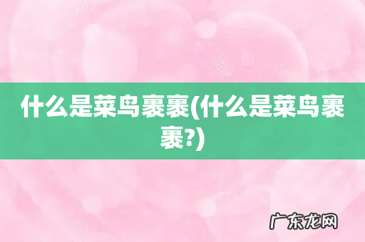 什么是菜鸟裹裹? 什么是菜鸟裹裹