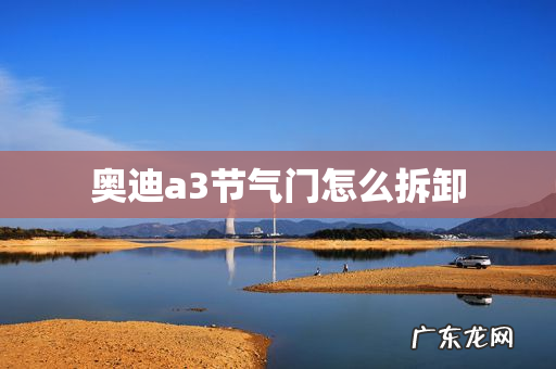 奥迪a3节气门怎么拆卸