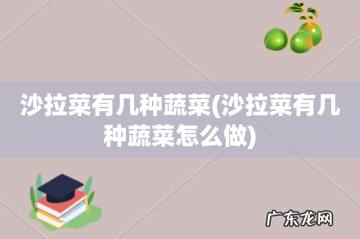 沙拉菜有几种蔬菜怎么做 沙拉菜有几种蔬菜