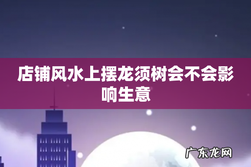 店铺风水上摆龙须树会不会影响生意