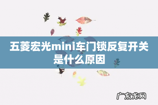 五菱宏光mini车门锁反复开关是什么原因