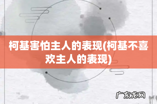 柯基不喜欢主人的表现 柯基害怕主人的表现