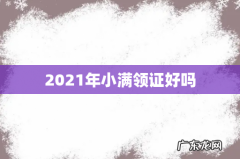 2021年小满领证好吗