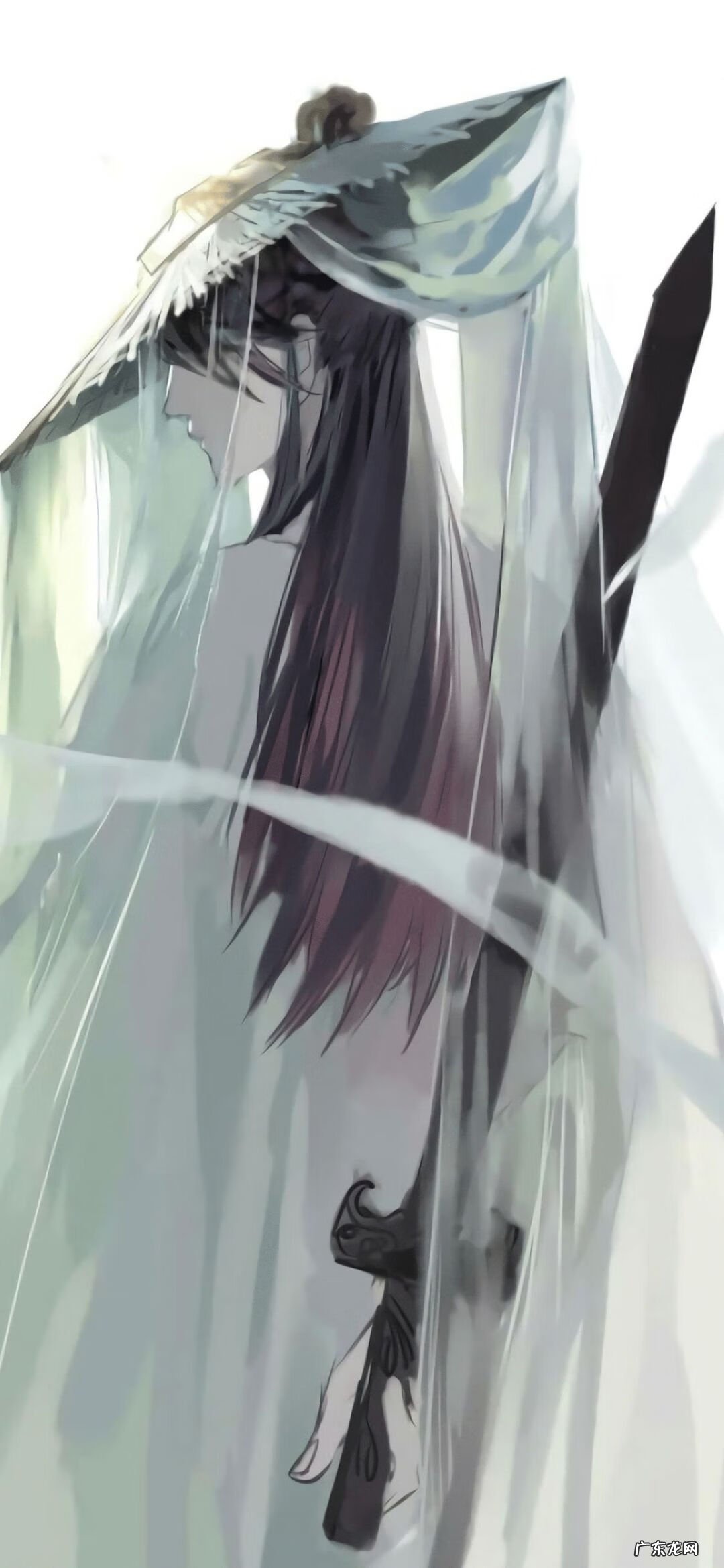 古风头像男 背影 古风水墨男子背影