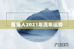 属兔人2021年流年运势
