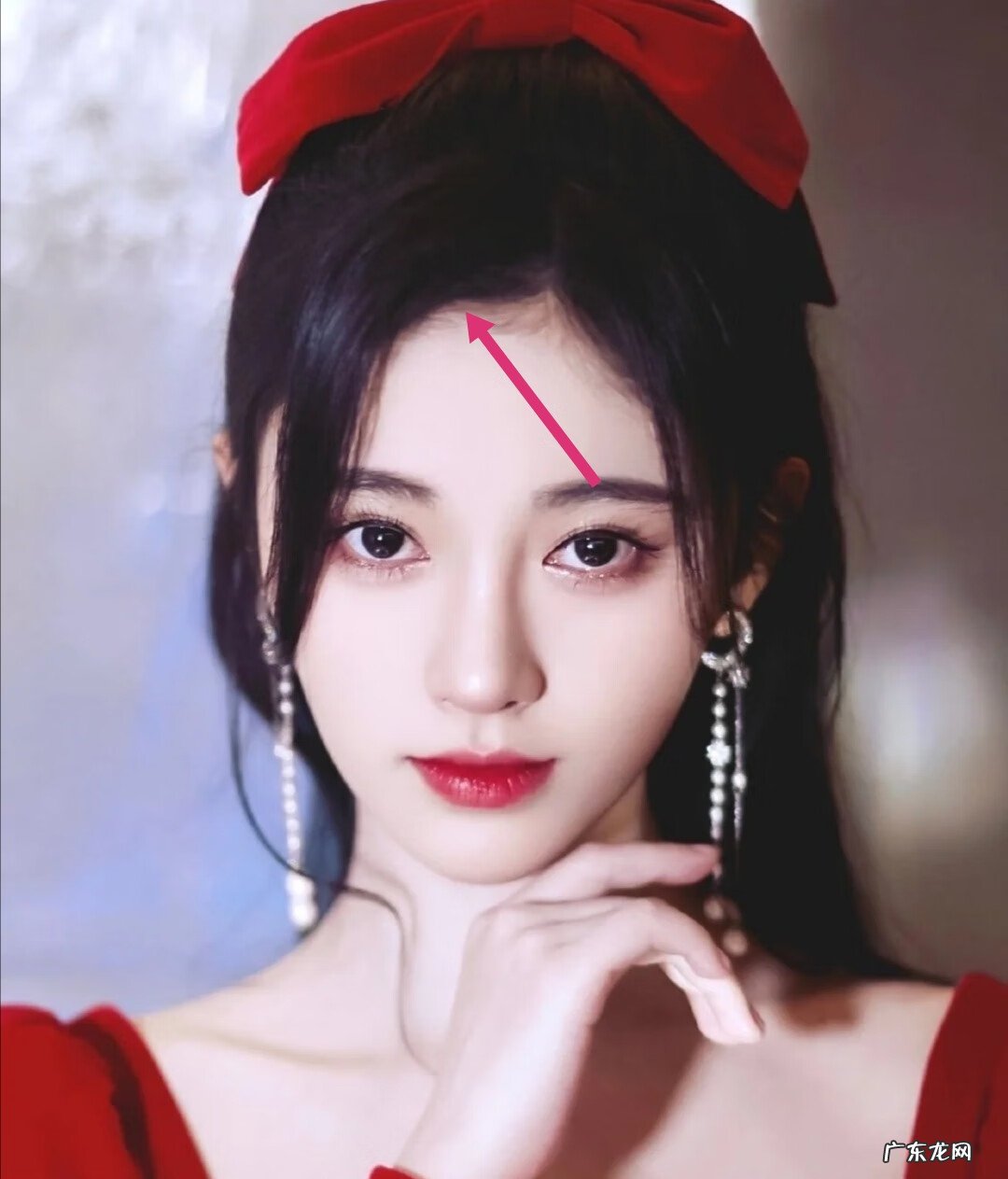 平刘海明星图片 八字平刘海图片