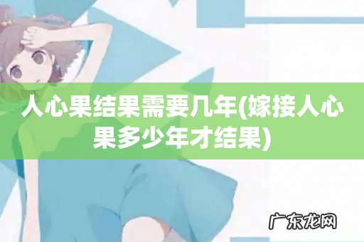 嫁接人心果多少年才结果 人心果结果需要几年