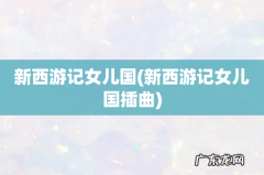 新西游记女儿国插曲 新西游记女儿国