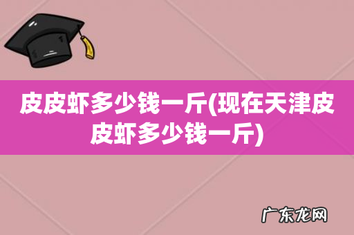现在天津皮皮虾多少钱一斤 皮皮虾多少钱一斤