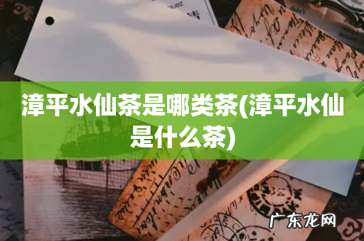 漳平水仙是什么茶 漳平水仙茶是哪类茶