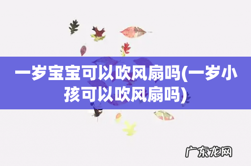 一岁小孩可以吹风扇吗 一岁宝宝可以吹风扇吗
