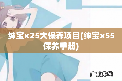 绅宝x55保养手册 绅宝x25大保养项目