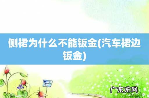 汽车裙边钣金 侧裙为什么不能钣金