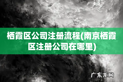 南京栖霞区注册公司在哪里 栖霞区公司注册流程