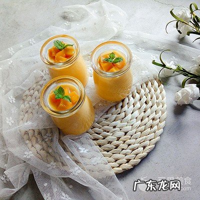 芒果鸡蛋布丁 芒果布丁的简单做法吉利丁片