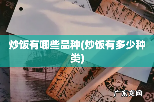 炒饭有多少种类 炒饭有哪些品种