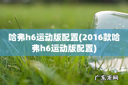 2016款哈弗h6运动版配置 哈弗h6运动版配置