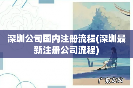 深圳最新注册公司流程 深圳公司国内注册流程