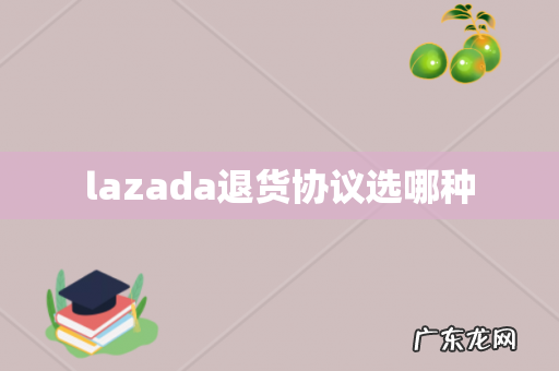 lazada退货协议选哪种