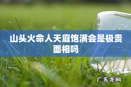 山头火命人天庭饱满会是极贵面相吗