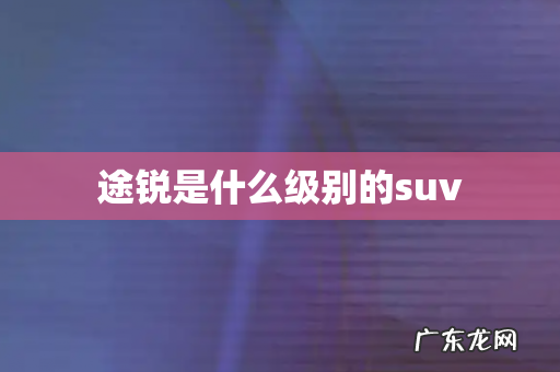 途锐是什么级别的suv