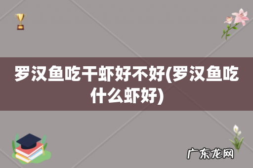 罗汉鱼吃什么虾好 罗汉鱼吃干虾好不好