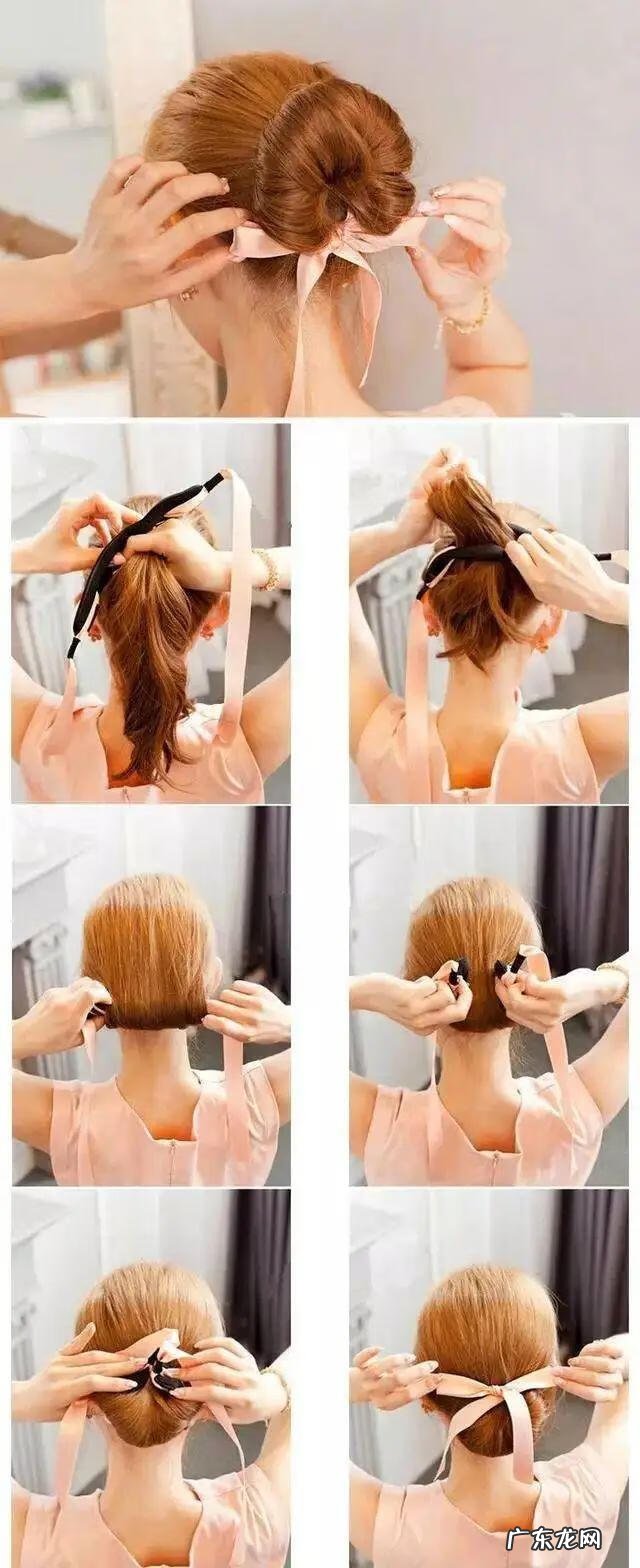 中长发日常发型扎法 夏季发型中长发扎法图解