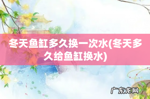 冬天多久给鱼缸换水 冬天鱼缸多久换一次水