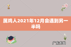 属鸡人2021年12月会遇到另一半吗