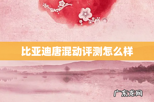 比亚迪唐混动评测怎么样