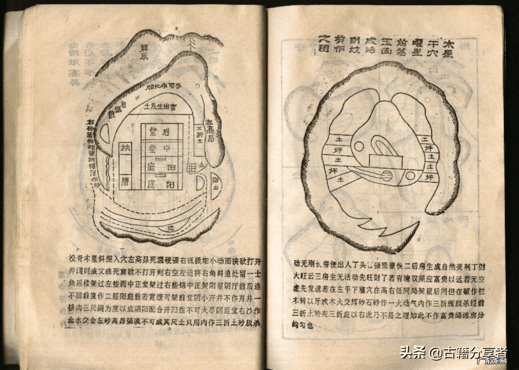 杨公风水吧 杨公风水龙脉穴位图