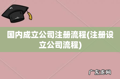 注册设立公司流程 国内成立公司注册流程
