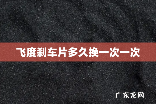 飞度刹车片多久换一次一次