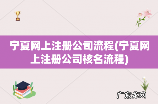 宁夏网上注册公司核名流程 宁夏网上注册公司流程