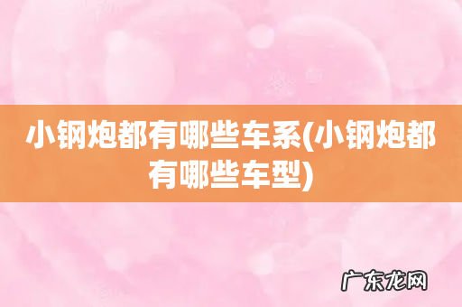 小钢炮都有哪些车型 小钢炮都有哪些车系