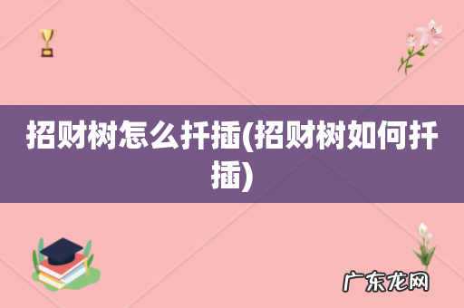 招财树如何扦插 招财树怎么扦插