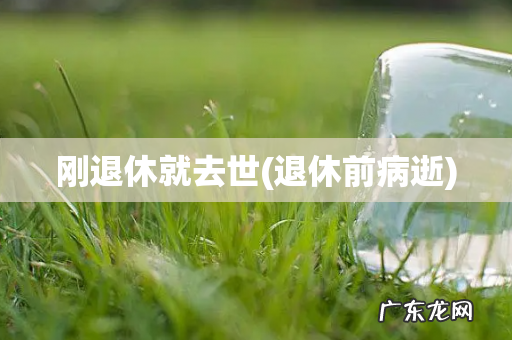 退休前病逝 刚退休就去世