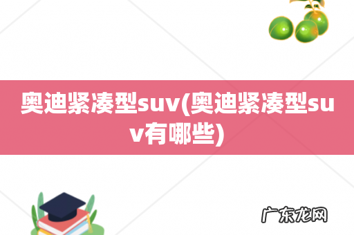 奥迪紧凑型suv有哪些 奥迪紧凑型suv