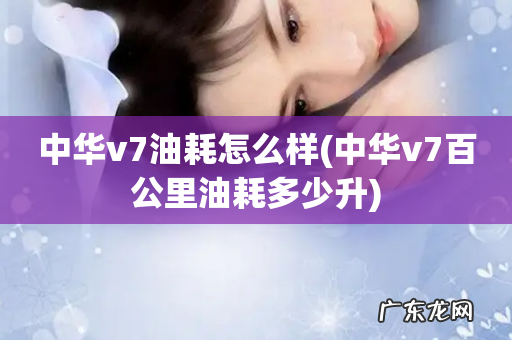 中华v7百公里油耗多少升 中华v7油耗怎么样