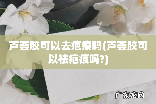芦荟胶可以祛疤痕吗? 芦荟胶可以去疤痕吗