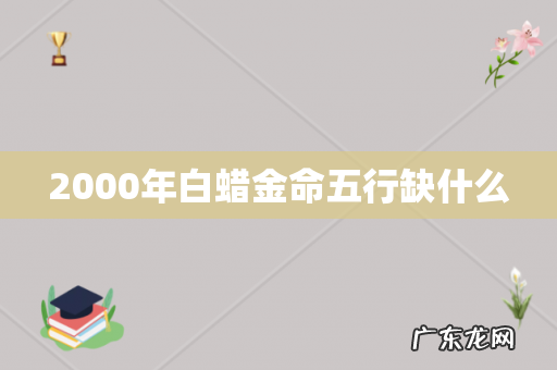 2000年白蜡金命五行缺什么