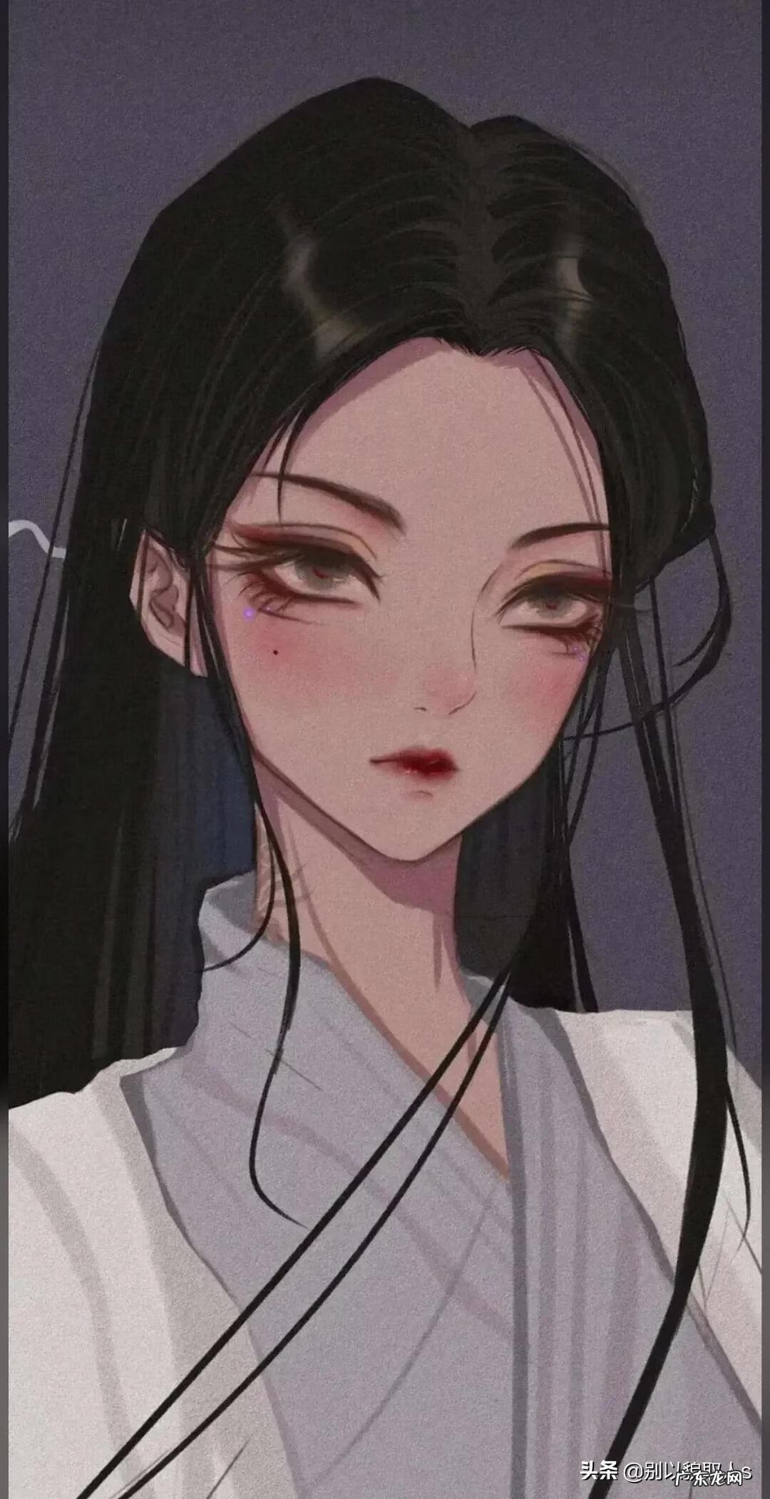 水墨美女 古风水墨美女图片