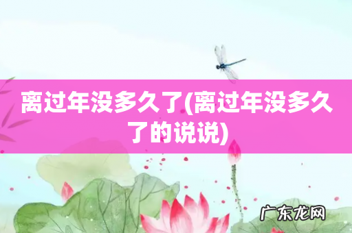 离过年没多久了的说说 离过年没多久了