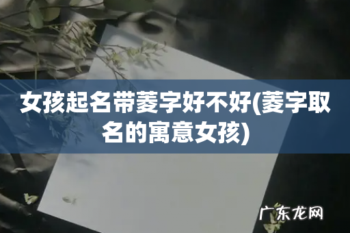 菱字取名的寓意女孩 女孩起名带菱字好不好