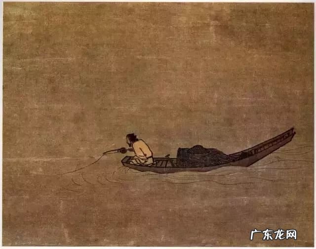 湖中泛舟图片水墨画 西湖泛舟的古画图片