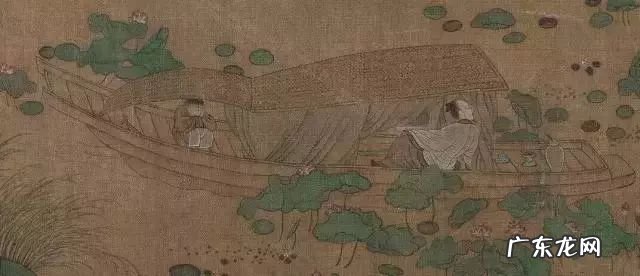 湖中泛舟图片水墨画 西湖泛舟的古画图片
