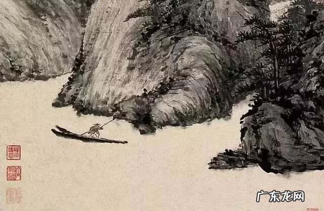 湖中泛舟图片水墨画 西湖泛舟的古画图片