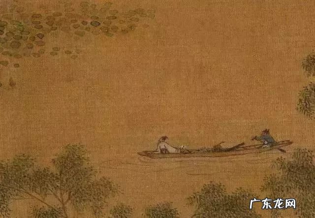 湖中泛舟图片水墨画 西湖泛舟的古画图片
