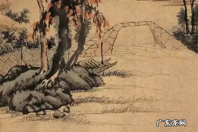 湖中泛舟图片水墨画 西湖泛舟的古画图片